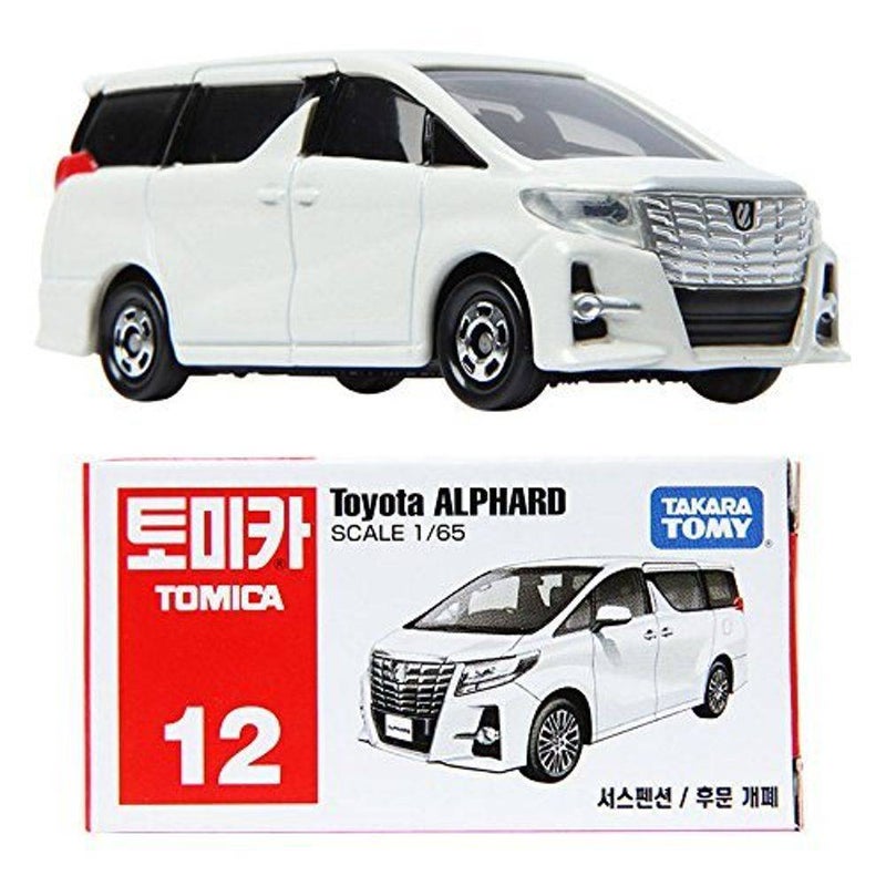 TAKARA TOMY تاكارا تومي توميكا 12 تويوتا ألفارد سيارة مصبوبة (1:65، أبيض) - Image 1